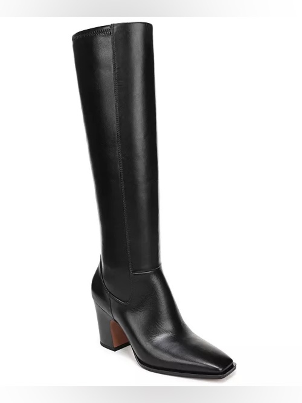 Franco Sarto Women's Jonie Wide Calf Square Toe Zip Tall Boots